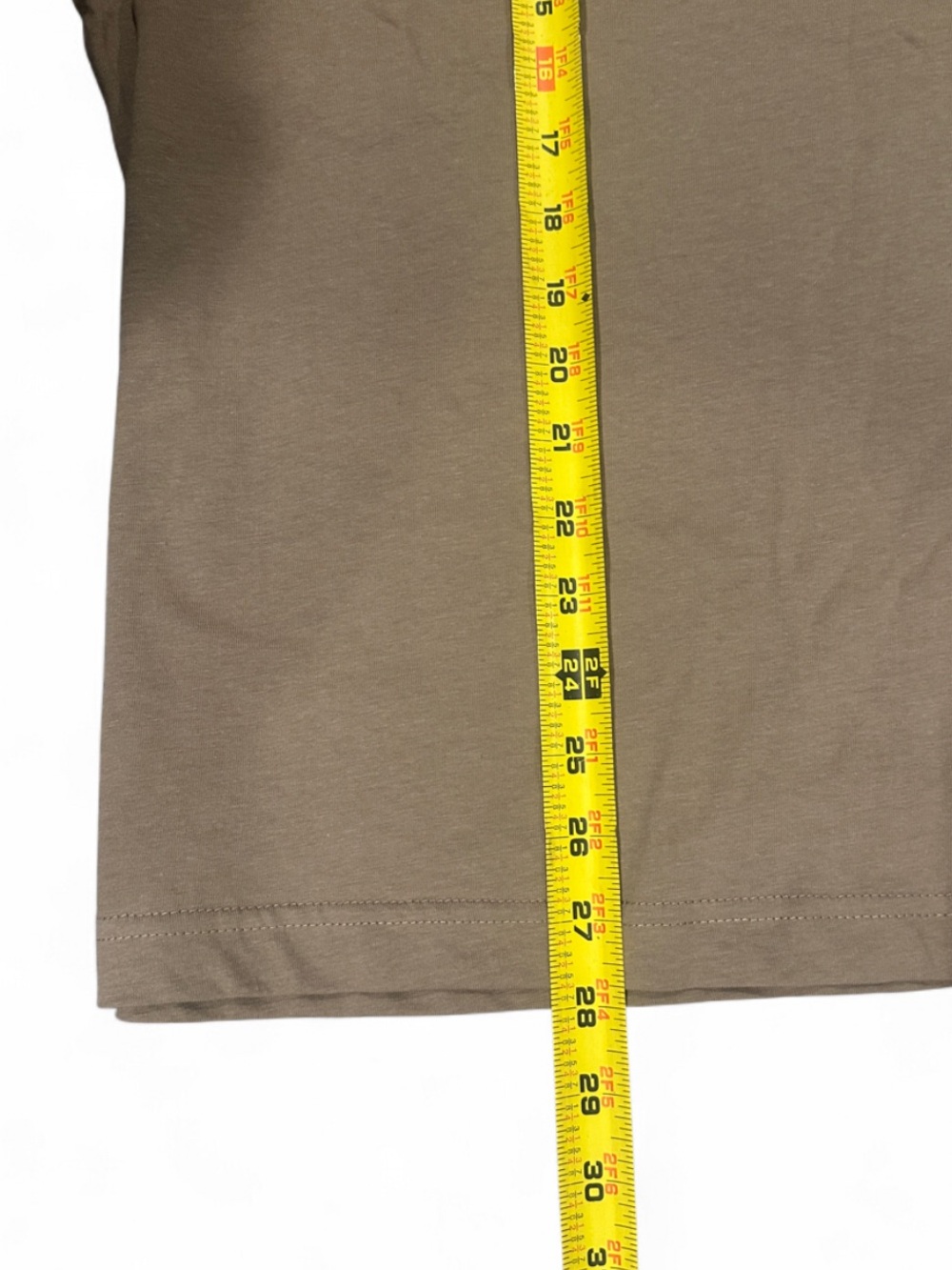 NWT Men’s Vetements Taupe Oversized Half-Sleeve T-shirt Size XL - Picture 5 of 5